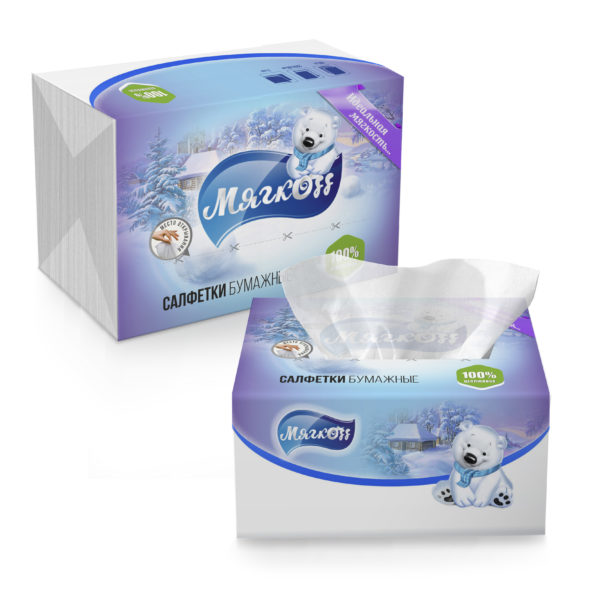 Волгоград — Салфетки «Мягкоff» белые оптом.