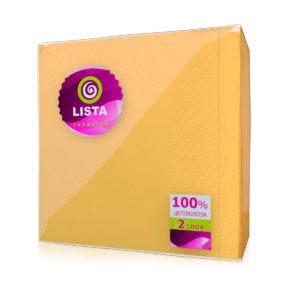 Волгоград — Салфетки «Lista DELUXE» интенсив желтые оптом.