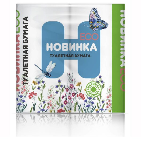 Волгоград — Туалетная бумага  «Новинка ЭКО» 4Р 2 слоя белая оптом.